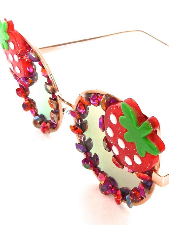 GASOLINE GLAMOUR JUMBO STRAWBERRY BLONDE VIXEN SUNGLASSES ??? main image 10
